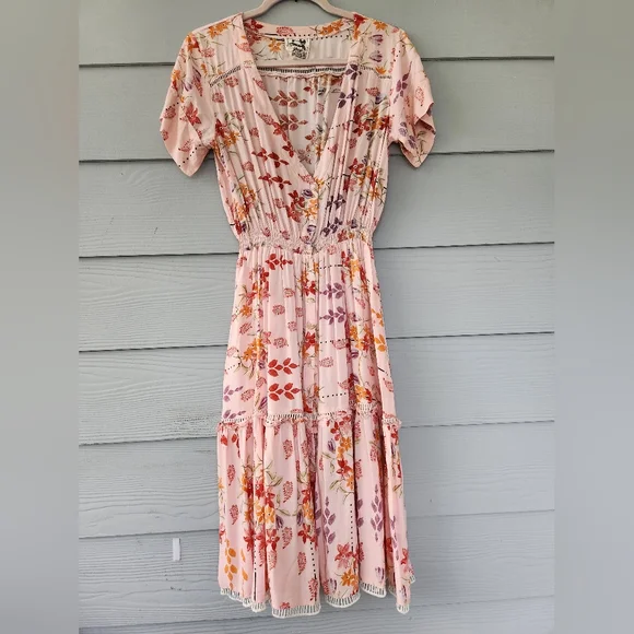 jaase maxi dress Jaase Carlisle Print Carmen Maxi Dress  bonbonfistral